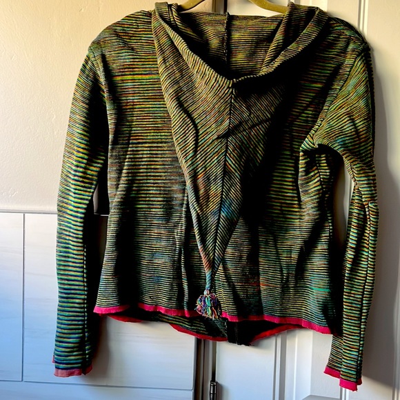 Crazy Psychedelic Zip Up Hoodie Sweater - Picture 2 of 5